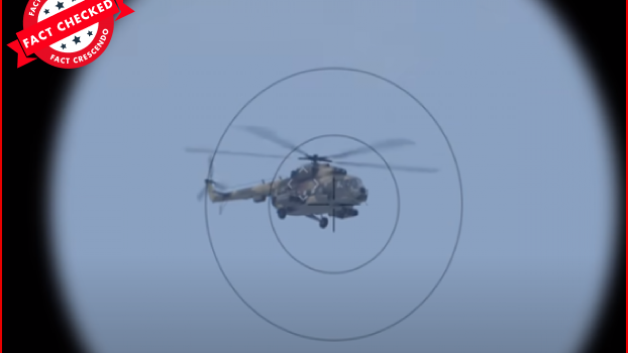 Arma-3 game video viral as Ukraine taking down a Russian helicopter - Fact  Crescendo