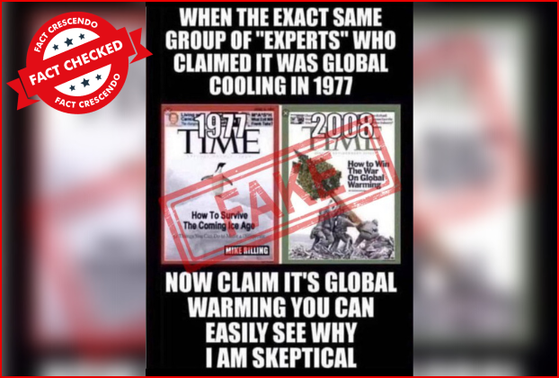 Fake 1977 Edition TIME Magazine Cover Photo Predicting ‘Next Ice Age’ Reignited To Spread Climate Change Misinformation – FactCrescendo