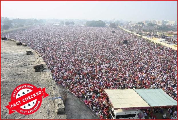 Unrelated Image From UP Viral as Huge Crowd at Bharat Jodo Yatra in Rajasthan – FactCrescendo | The leading fact-checking website in India