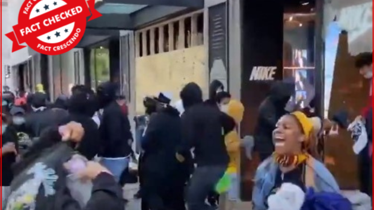 Black friday shoppers destroy nike clearance store